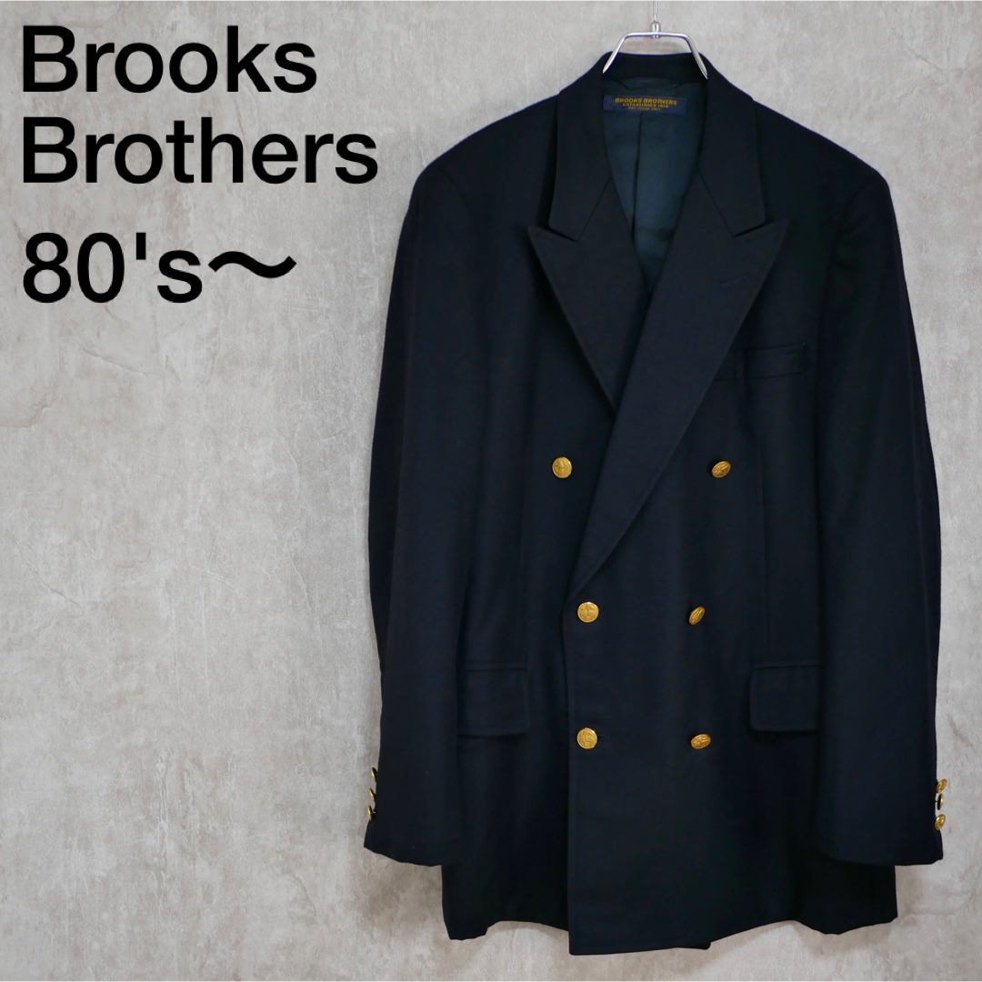 Brooks Brothers   Brooks Brothers 's〜 カシミヤ混 金釦 ダブル