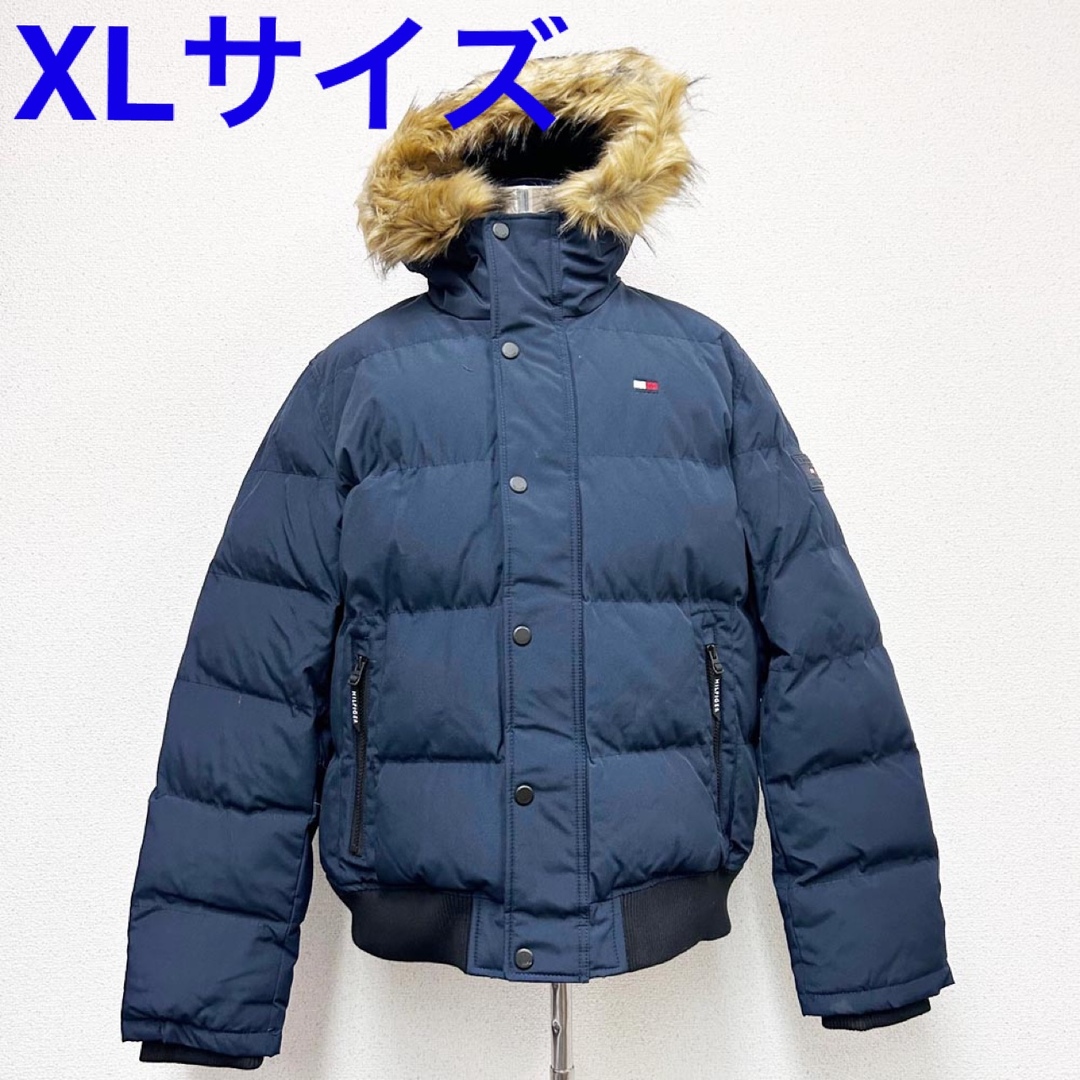 【新品】トミーヒルフィガー ネイビー トリコロール ジャケット XL 完売品