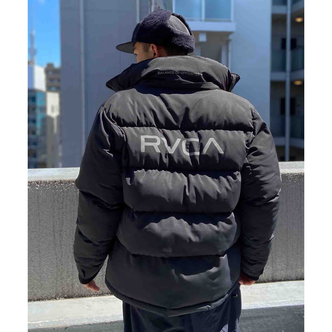 RVCA ルーカ ダウンジャケット フード パーカー ジップアップ 中綿 XL