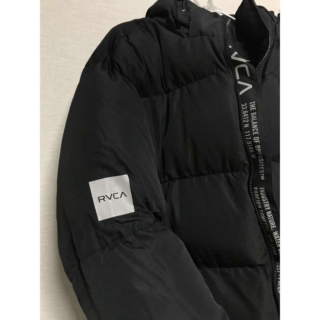 RVCA ルーカ ダウンジャケット フード パーカー ジップアップ 中綿 XL