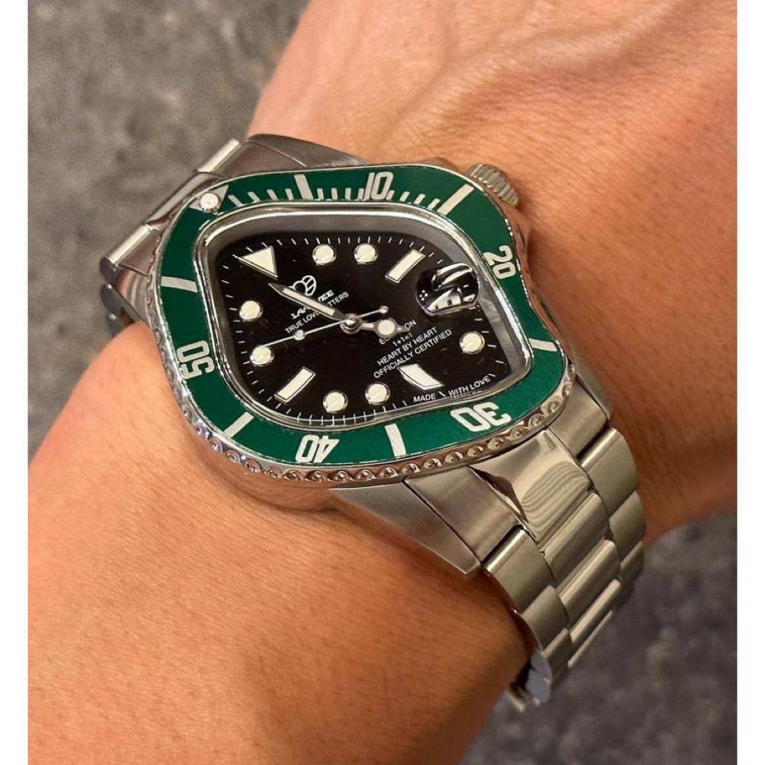 新品未使用 LAARVEE PEA001 腕時計 グリーン rolex-