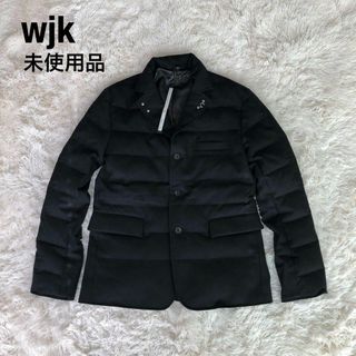 極美品☆２１ＡＷ　定価6.9万　ＷＪＫ　シンプルフード　２ＷＡＹダウンベスト　Ｓ