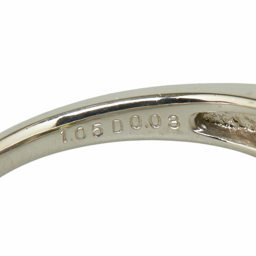 K18WG ホワイトゴールド リング 指輪 ペリドット 1.05ct ダイヤ 0.03ct 【1-0121482】 レディースのアクセサリー(リング(指輪))の商品写真