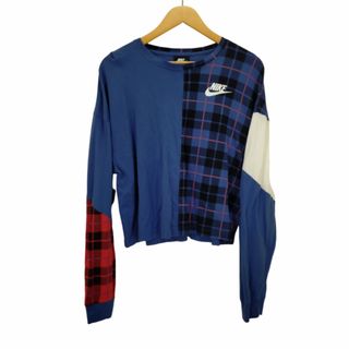 ナイキ(NIKE)のNIKE(ナイキ) AS W NSW PLSH PLAID レディース トップス(シャツ/ブラウス(長袖/七分))