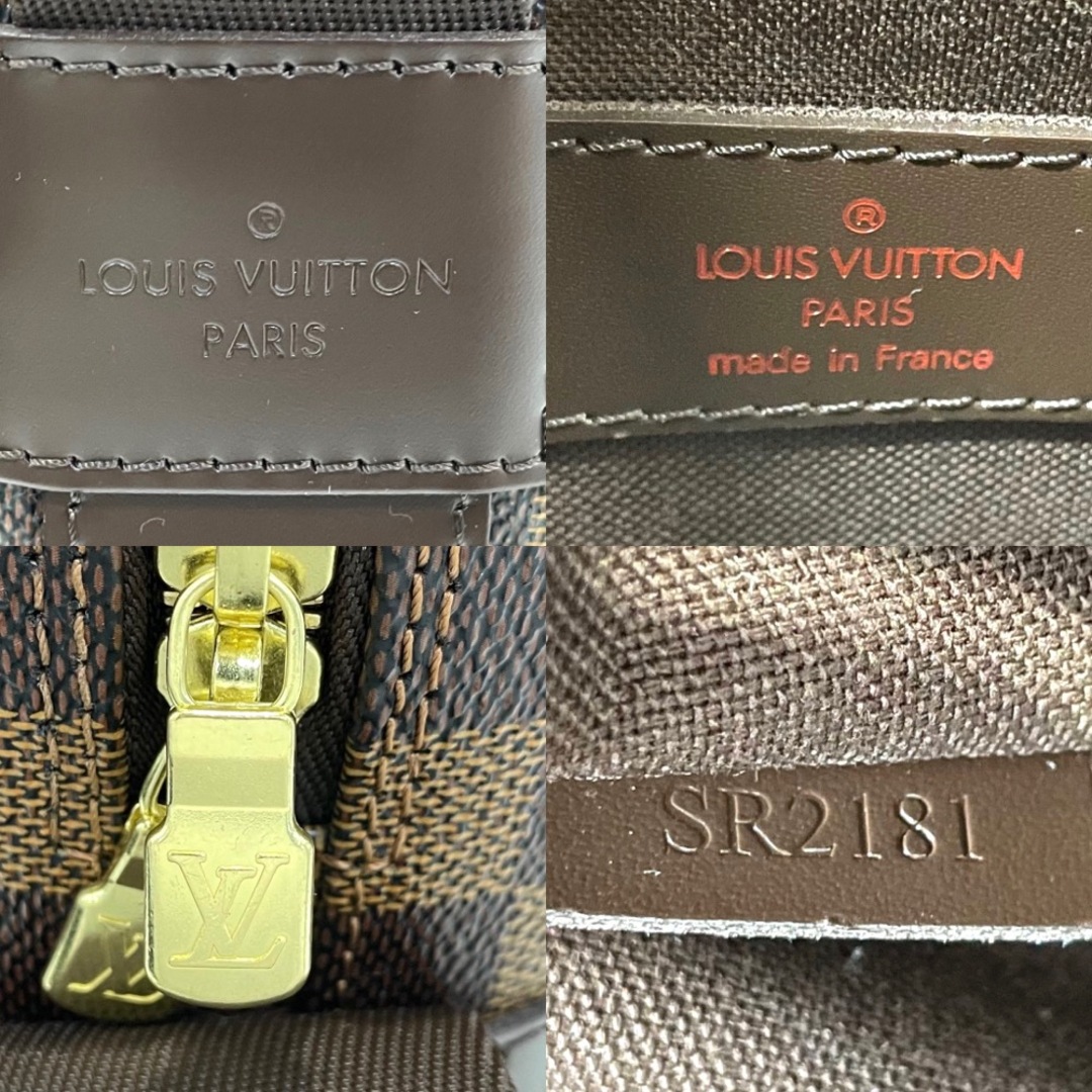 【限定価格】LOUIS VUITTON ルイヴィトン ショルダーバッグ ダミエ ナヴィグリオ 肩掛け 斜め掛け ブラウン 茶 鞄 かばん N45255    ゴールド金具 メンズ【品】