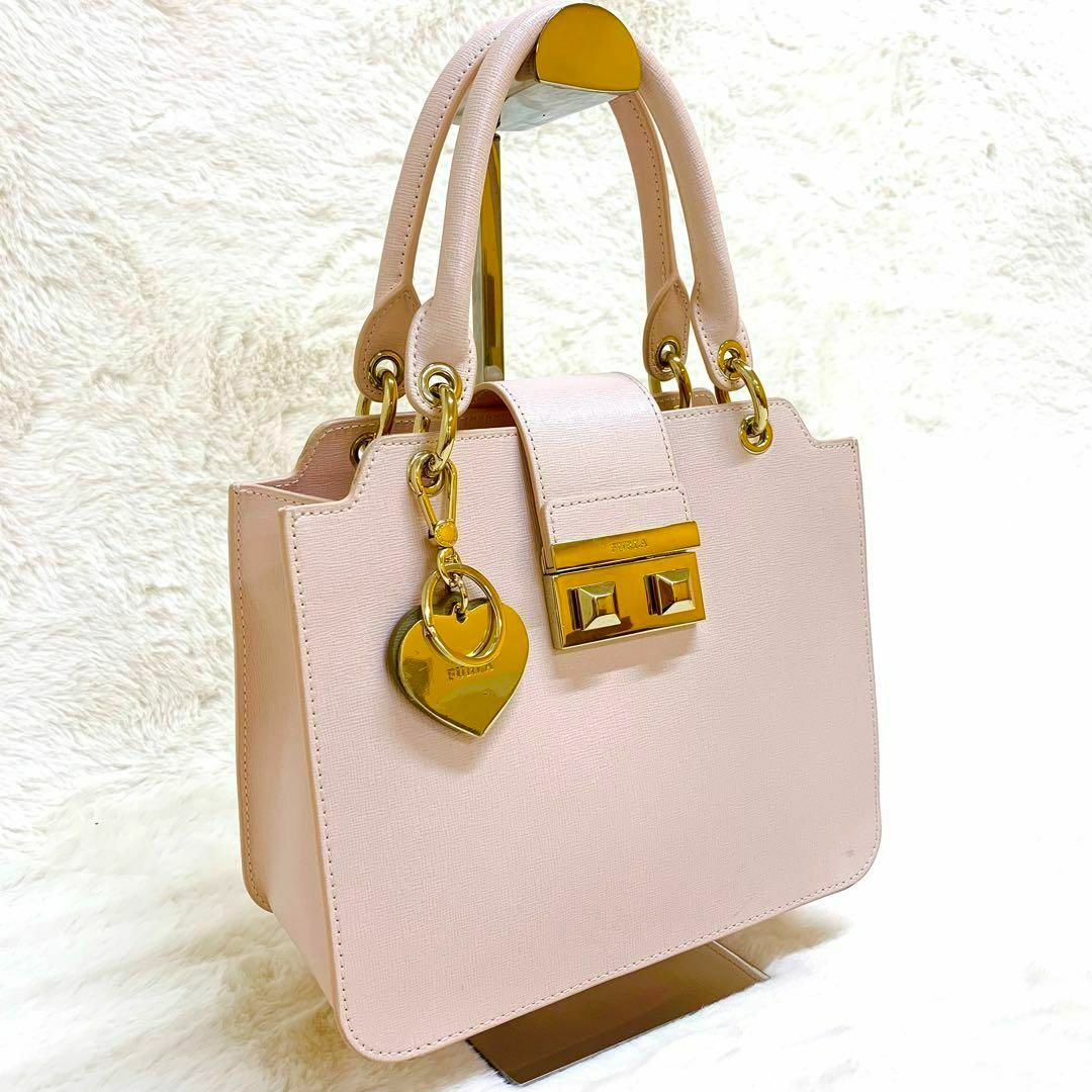 ☘️FURLA  フルラ ミックス柄2wayハンドバッグ