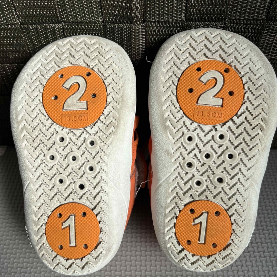 IFME(イフミー)のIFME 13.5cm 水陸両用（オレンジ）中古 キッズ/ベビー/マタニティのベビー靴/シューズ(~14cm)(スニーカー)の商品写真