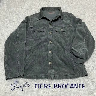 ティグルブロカンテ(TIGRE BROCANTE)のティグルブロカンテ　コーデュロイ　Gジャン　ジャケット　グレー(Gジャン/デニムジャケット)