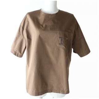 Max Mara マックスマーラ Tシャツ・カットソー S 白x紫x黄等(花柄)