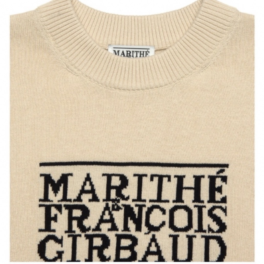 【Marithe】W CLASSIC LOGO HALF KNIT