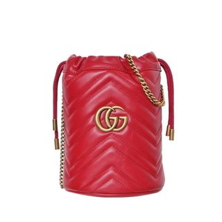 グッチ(Gucci)のGUCCI 575163 GGマーモント  バケットバッグ(バッグパック/リュック)