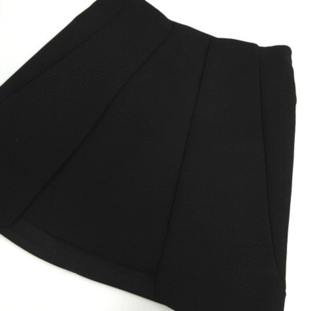 ザラ ベーシック ZARA BASIC スカート 台形 ひざ丈 黒 XS 1