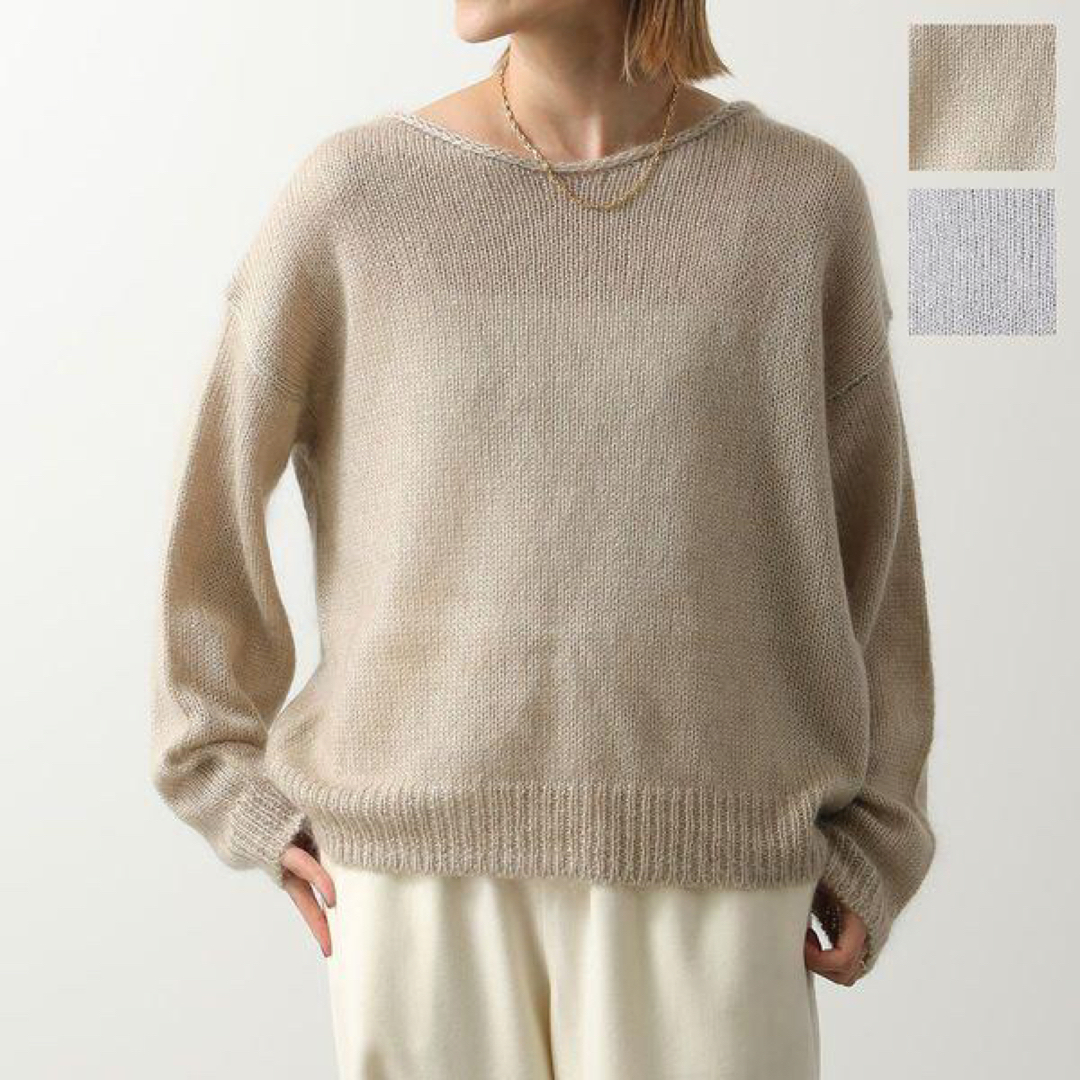 ☆ドゥーズィエムクラス☆2023aw今季モヘアシルクプルオーバー ☆ドゥーズィエムクラス☆2023aw今季モヘアシルクプルオーバー