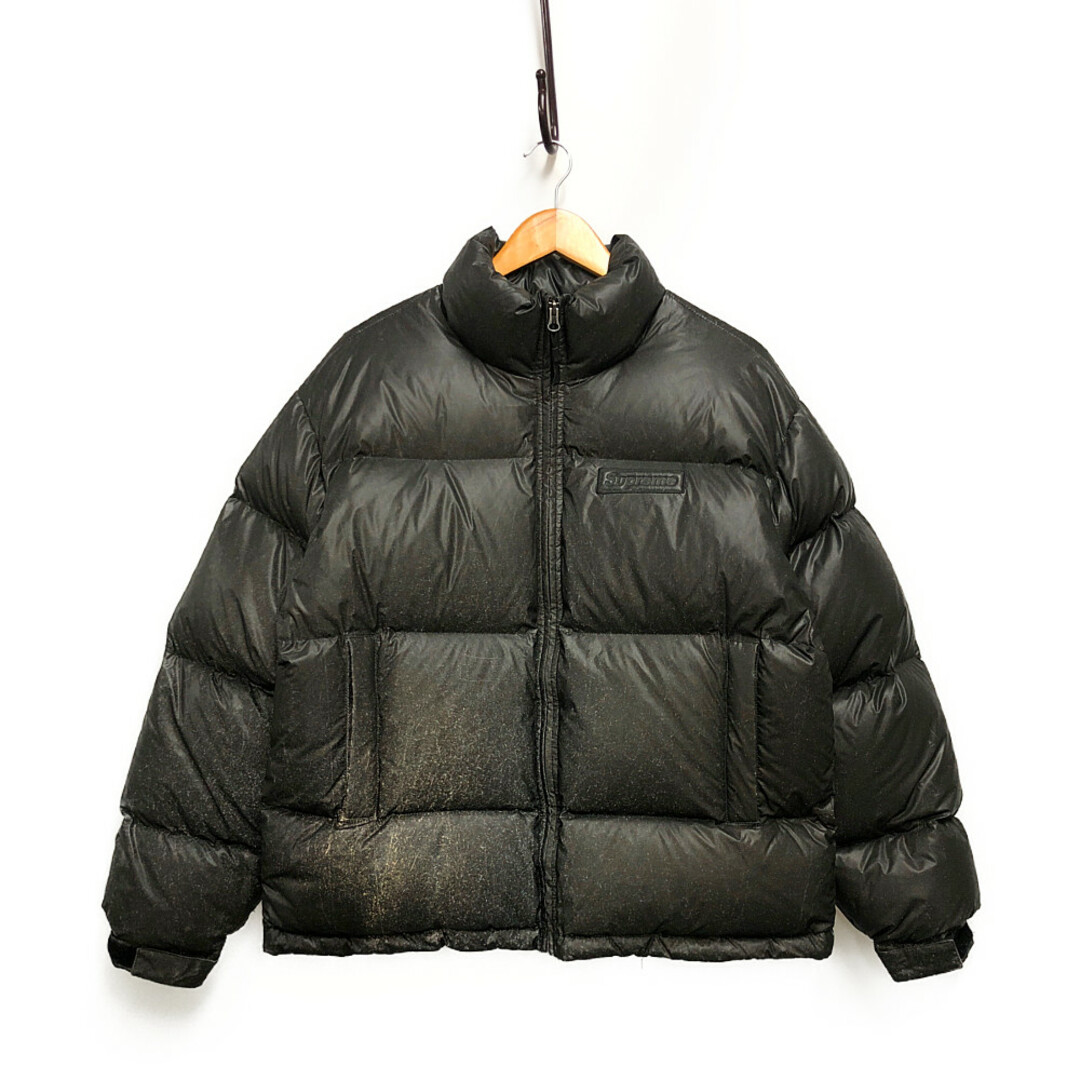 SUPREME シュプリーム Reflective Speckled Down Jacket リフレクティブ スペックルド ダウンジャケット 黒  サイズS 正規品 / 32259