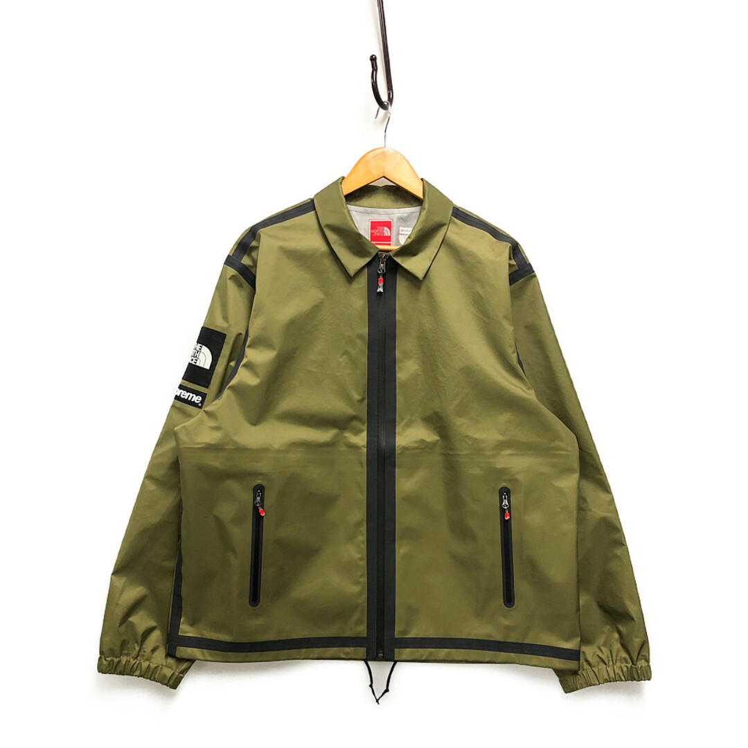 SUPREME×The North Face 21SS Summit Series Outer Tape Seam Coaches Jacket コーチジャケット カーキ サイズL 正規品 / 32290