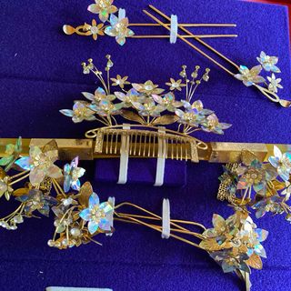 アンティーク　花嫁かんざし　和装花嫁(和装小物)