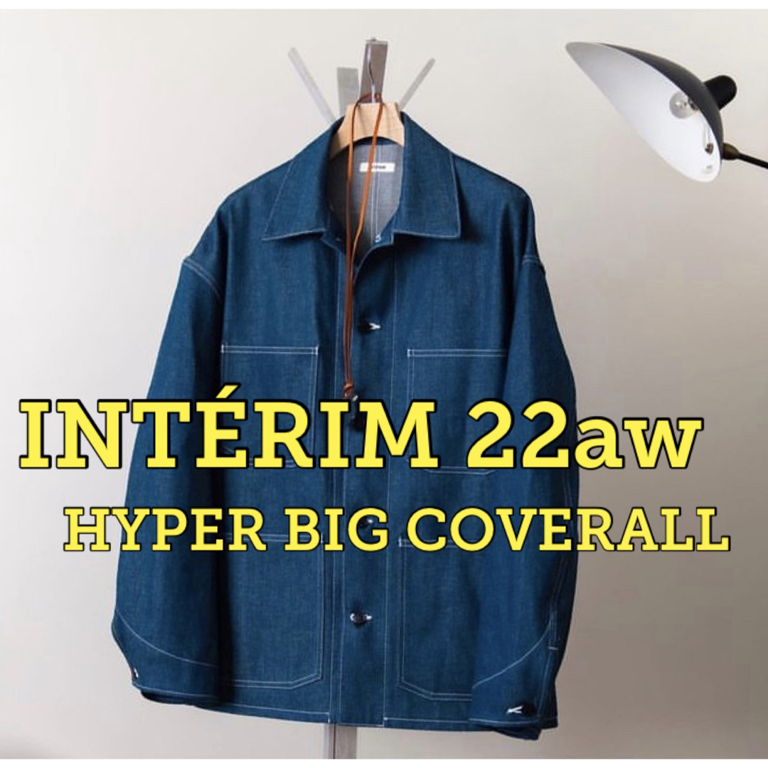 INTERIM 22aw HYPER BIG 10oz BLUE DENIM