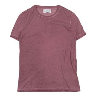 エムエムシックス(MM6)のMAISON MARGIELA メゾンマルジェラ Ｔシャツ 12SS S50GC0293 四つタグ 後染め 半袖 Tシャツ ピンク系 46【中古】(シャツ)