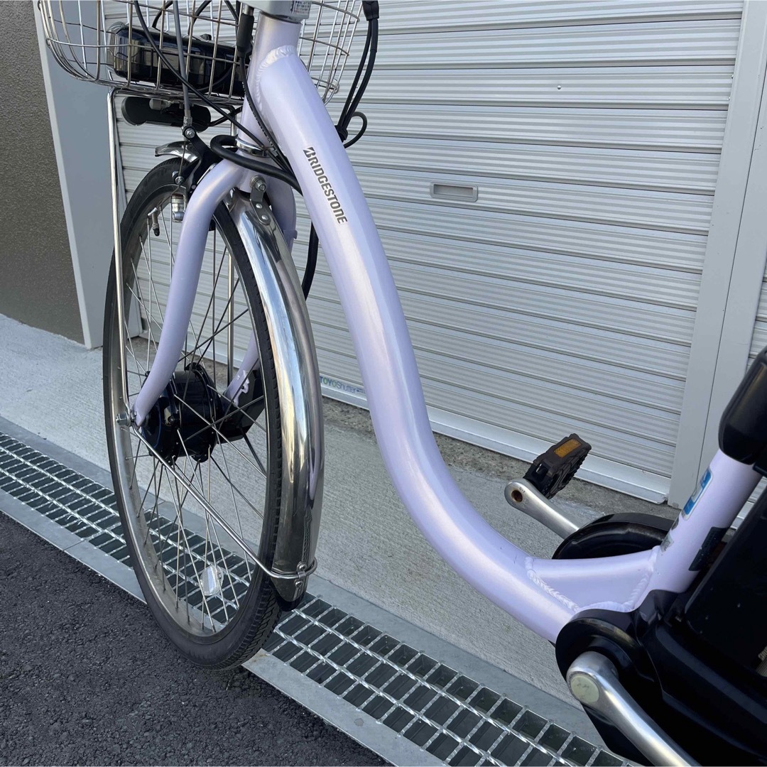 ブリヂストン電動アシスト自転車26インチ【引き取り限定】ピンクの通販 