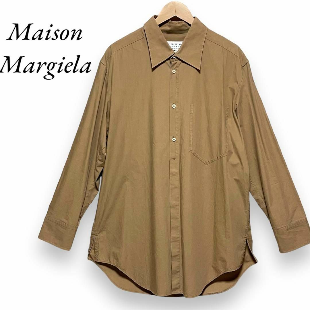 シャツmaison margiela メゾンマルジェラ　オーバーサイズシャツ