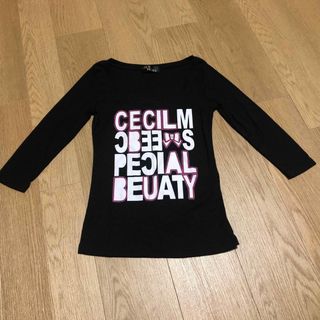 セシルマクビー(CECIL McBEE)の格安！CECIL McBEE ロンT 7分袖(カットソー(長袖/七分))