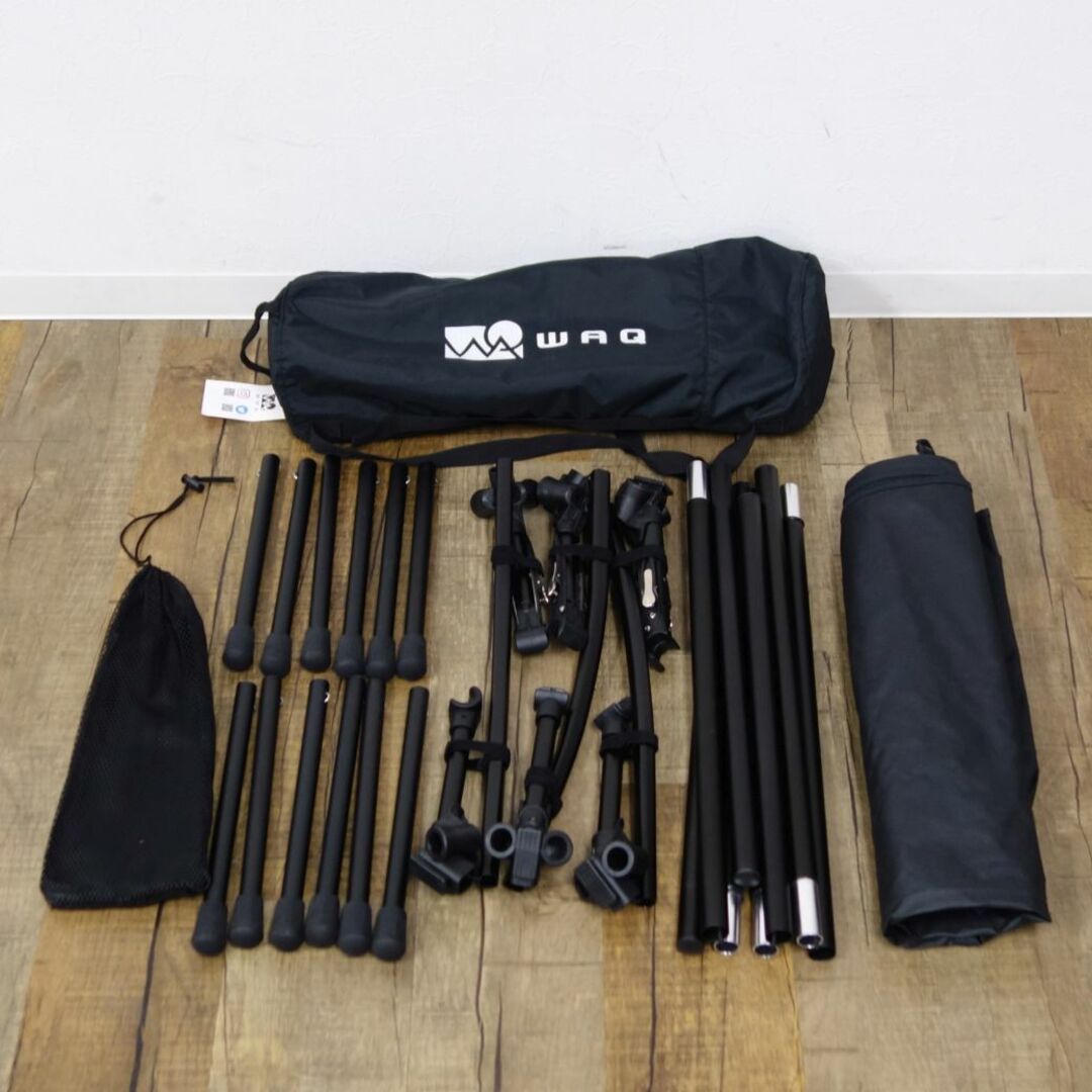 美品 ワック WAQ 2WAY フォールディングコット waq-cot1 べット 寝具