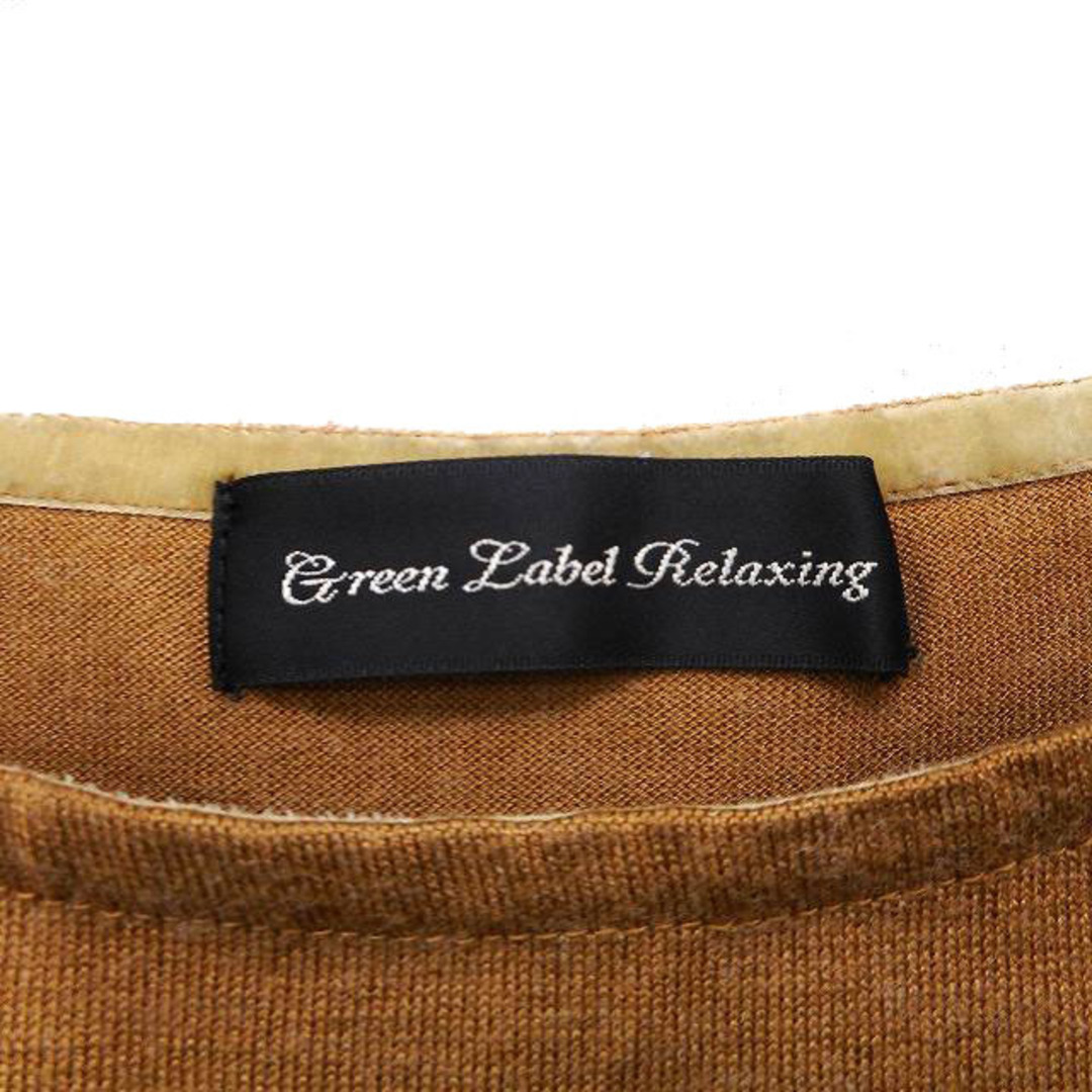 UNITED ARROWS green label relaxing(ユナイテッドアローズグリーンレーベルリラクシング)のグリーンレーベルリラクシング ユナイテッドアローズ カットソー Tシャツ パイル レディースのトップス(カットソー(半袖/袖なし))の商品写真