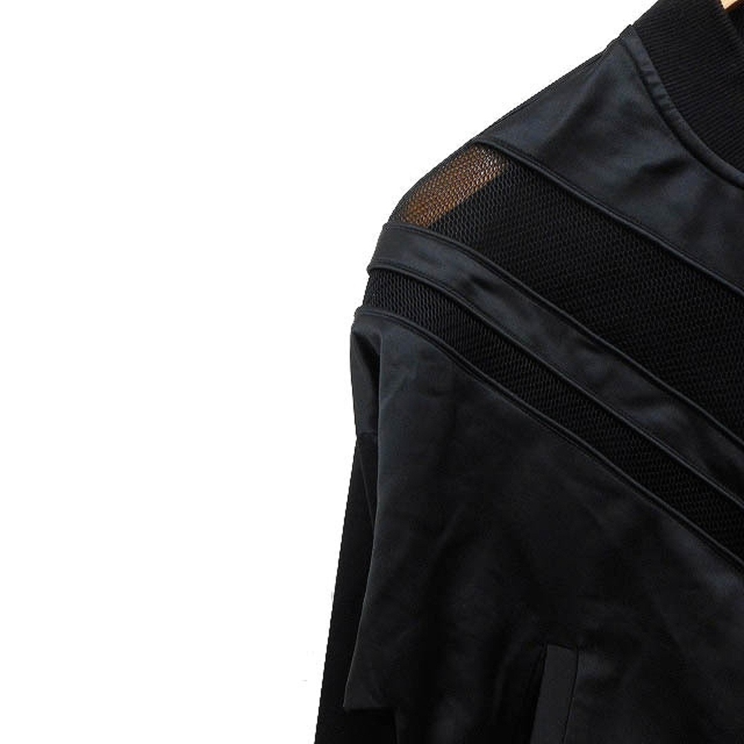 EVRIS(エヴリス)のエヴリス EVRIS 切替メッシュ ブルゾン ジャケット アウター F ブラック レディースのジャケット/アウター(ブルゾン)の商品写真