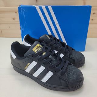 SUPERSTAR - アディダス スーパースター ブラック/ゴールド 22.5cmの