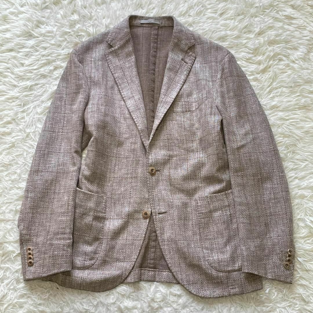 BOGLIOLI COAT コットンリネン ウインドウペンチェックジャケット 1