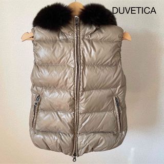 美品✨DUVETICA ダウンベスト ファー ゴッチャ L