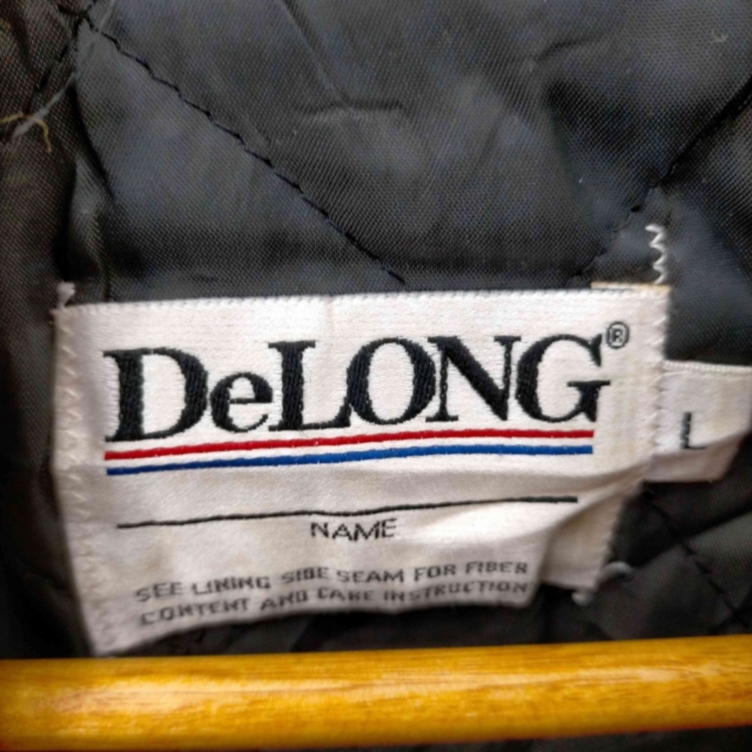 Delong(ディロング) 90S レザー切り替えスタジャン メンズ アウターの