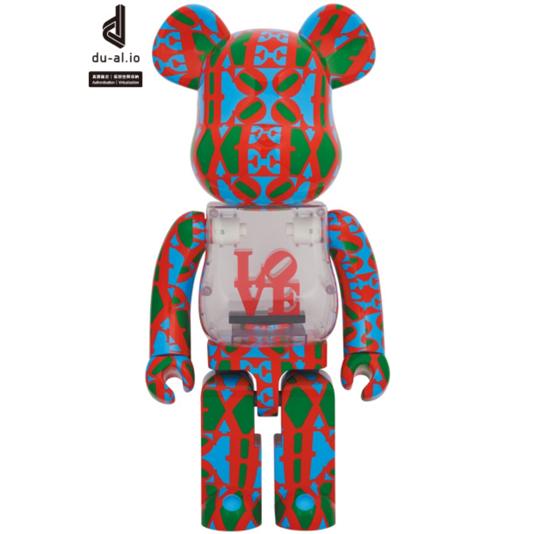 BE@RBRICK Robert Indiana "LOVE" 1000％