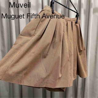 ミュベール(MUVEIL)の美品　ミュベール　秋服　キュロット　しっかり素材　千鳥(キュロット)