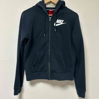 ナイキ(NIKE)のNIKE ナイキ　レディース　フード付き　ロゴ　パーカー　黒(パーカー)