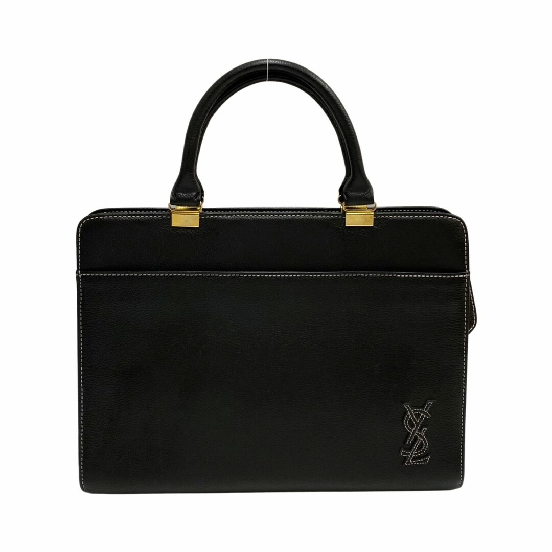 未使用保管品 YVES SAINT LAURENT イヴサンローラン YSL ロゴ ステッチ