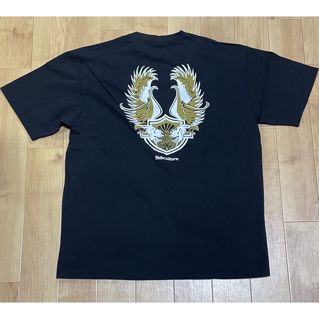 キムタク着!3 subculture TWIN EAGLE T-SHIRT黒 キムタク着!3 subculture TWIN EAGLE T-SHIRT黒