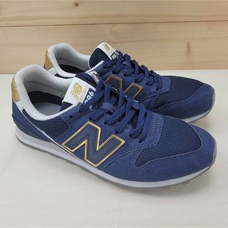 キュウキュウロク(996（New Balance）)のニューバランス  WL996CF ネイビー/ゴールド 23.5cm(スニーカー)