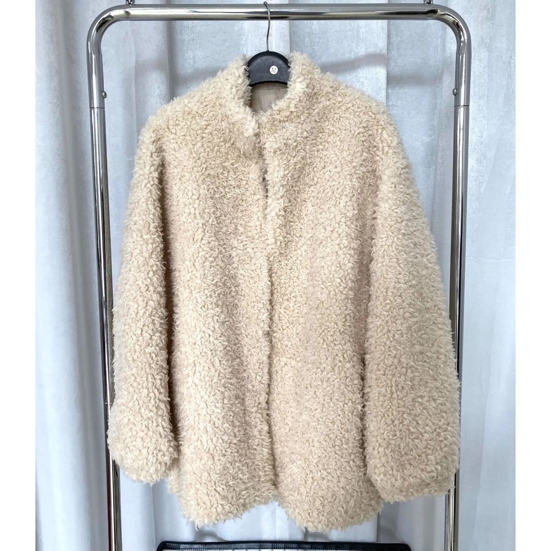 CLANE(クラネ)の田中みな実xCLANE CURL FUR SHORT COAT レディースのジャケット/アウター(毛皮/ファーコート)の商品写真