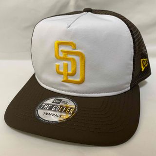 ニューエラー(NEW ERA)の海外限定　NEWERA サンディエゴ　パドレス　トラッカー　キャップ　ゴルファー(キャップ)