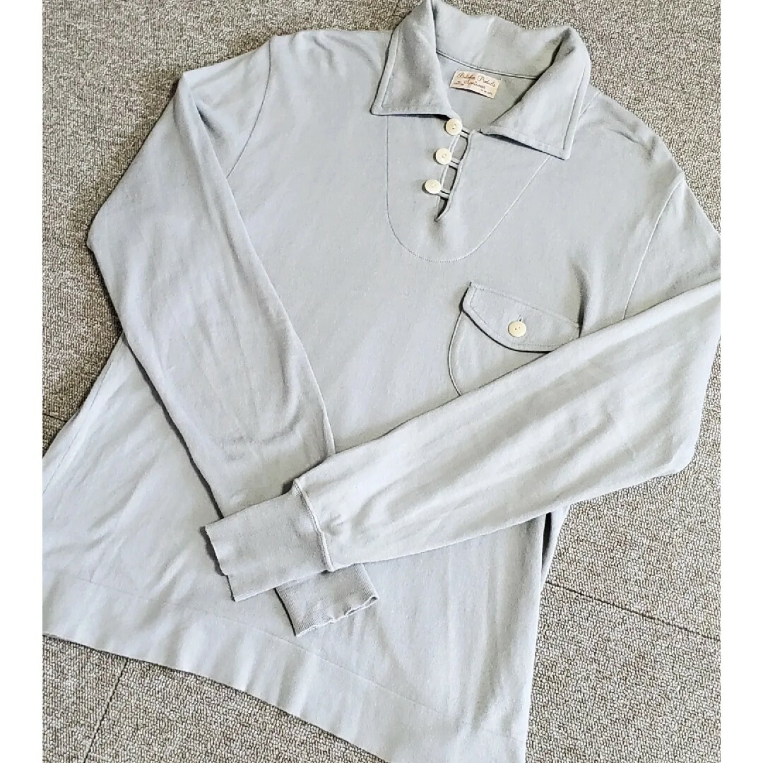 TENDERLOIN(テンダーロイン)のブッチャープロダクツ AtLast アットラスト 長袖 ポロシャツ 15 1/2 メンズのトップス(ポロシャツ)の商品写真