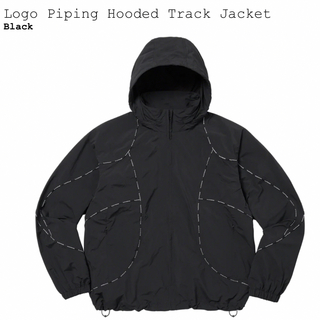 シュプリーム(Supreme)のsupreme Logo Piping Hooded Track Jacket (ナイロンジャケット)