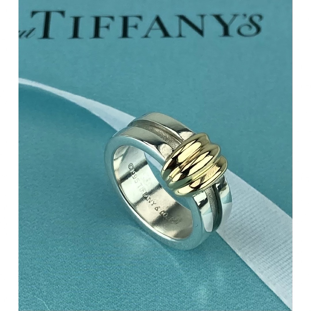 Tiffany＆Co. ティファニー グルーブド ウィズ リング 925/750