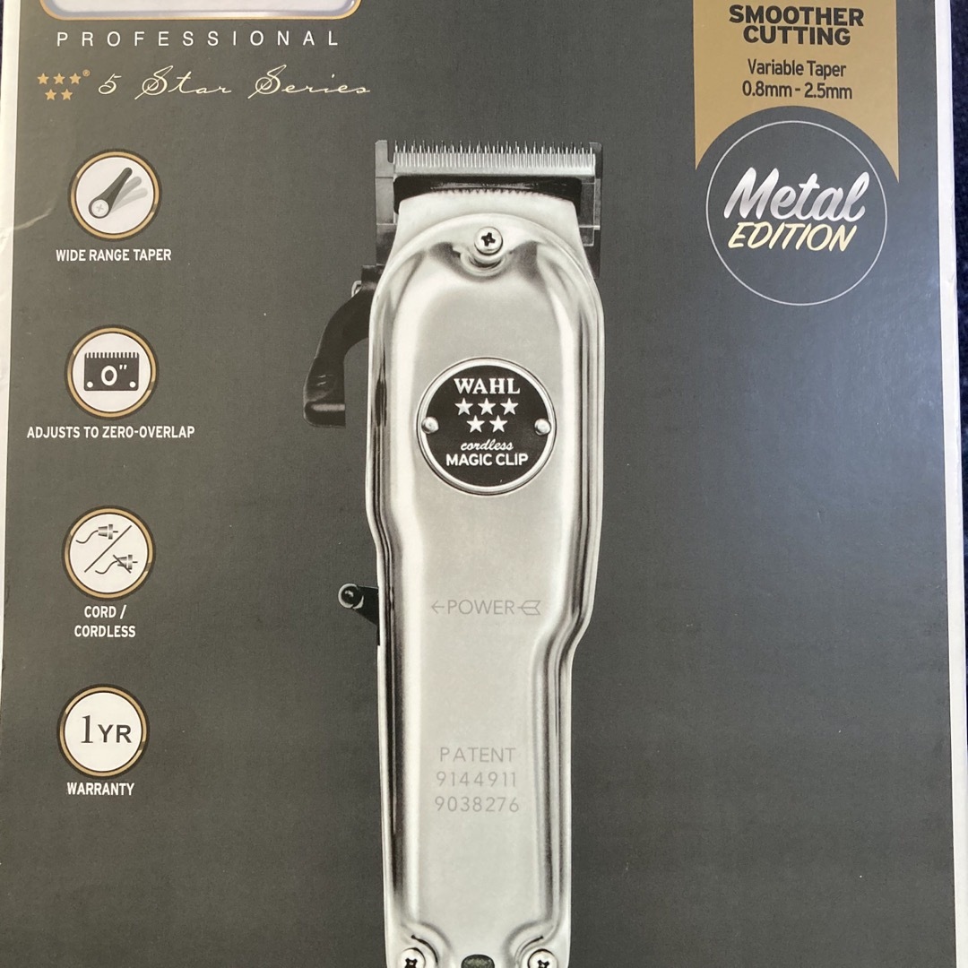 395ｇ電源方式【新品】限定品 WAHL バリカン　マジッククリップ メタルエディション