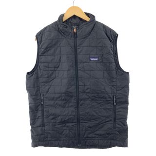 patagonia パタゴニア ナノパフベスト PRIMALOFT プリマロフト アウトドア キャンプ アウター 防寒 ブラック (メンズ L)   O6240