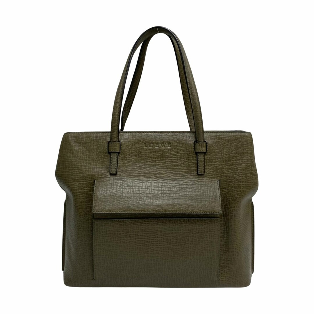希少】LOEWE ロエベ ビジネスバッグ ハンドバッグ ブラウン 本革 レザー-