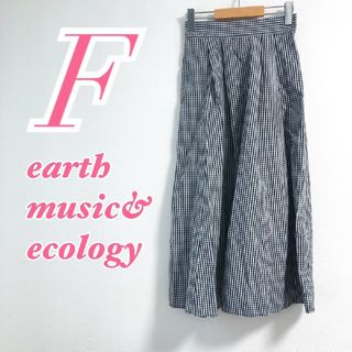 アースミュージックアンドエコロジー(earth music & ecology)のアースミュージックアンドエコロジー フレアスカート ギンガムチェック ガーリー(その他)