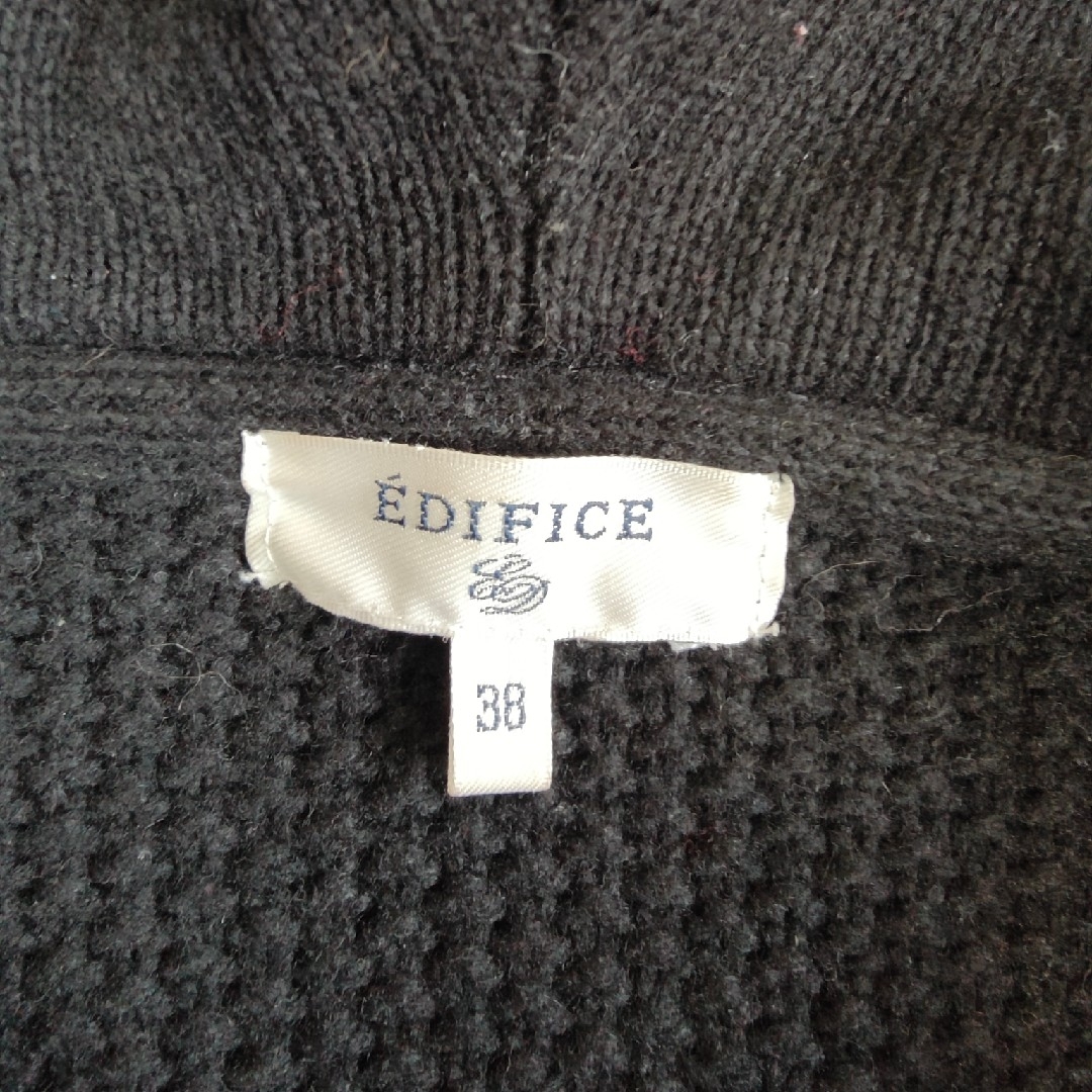 EDIFICE(エディフィス)の【EDIFICE】 エディフィス ニットデザインパーカー メンズのトップス(ニット/セーター)の商品写真
