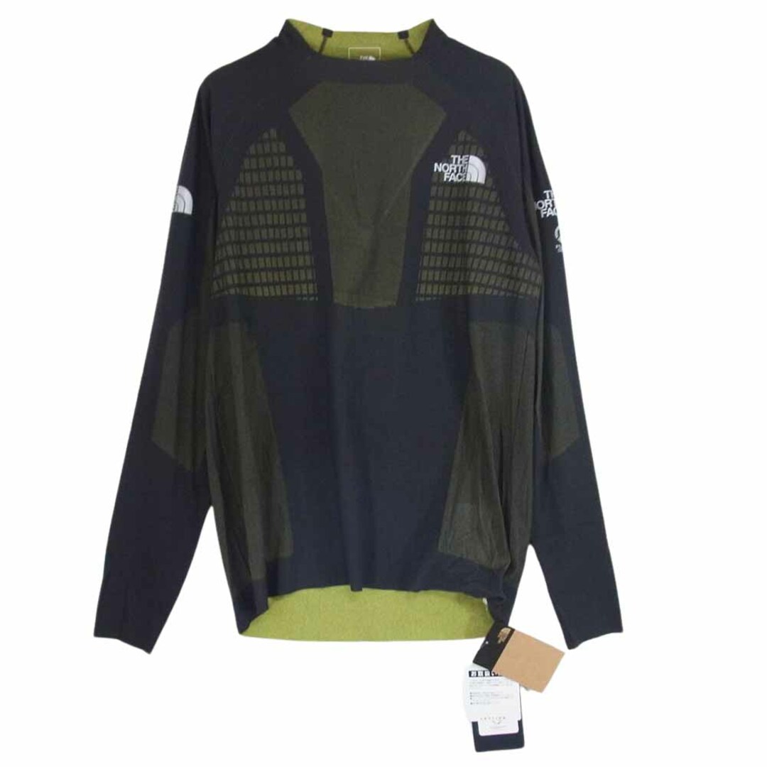 THE NORTH FACE ノースフェイス NT12274 AD L/S Flight Engineered Crew ロングスリーブ フライト エンジニアード クルーネック 長袖 Tシャツ イエロー系 L【新古品】【未使用】