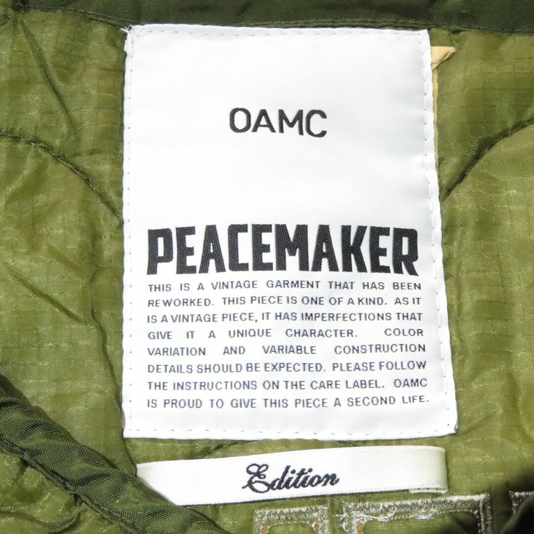 OAMC PEACEMAKER QUILTING LINER JACKET  Size-LOLIVEオリーブ